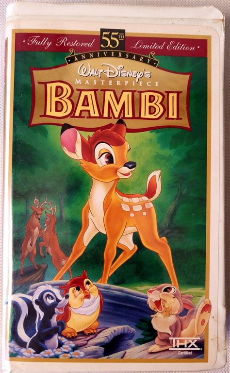 bambi vhs 1997 ebay|bambi 1997 vhs promo.